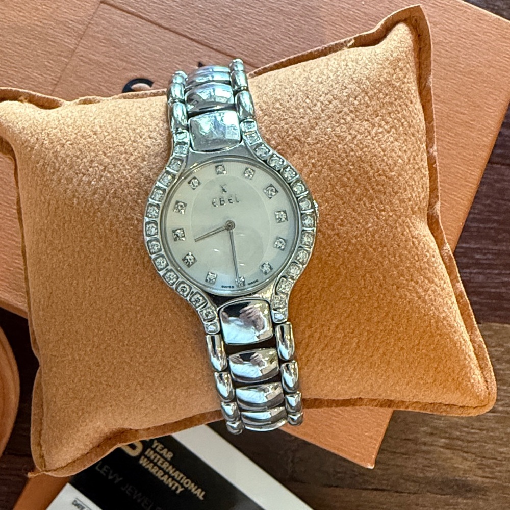 Ebel Beluga Watch with Diamond Accents
